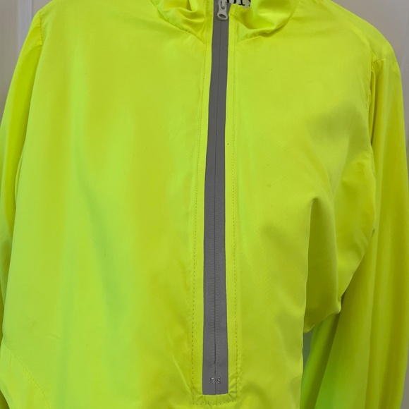 I ❤️ DIY Neon Yellow Windbreaker Bodysuit & Shorts Set Size S - Picture 12 of 16